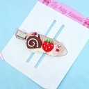 Barrette gourmande strawberry cake choco