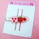 Barrette gourmande Fraise gateau