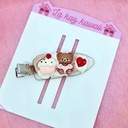 Barrette gourmande nounours cupcake